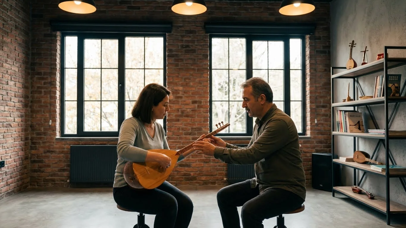 Bakırköy bağlama eğitimi profesyonel ders ortamı