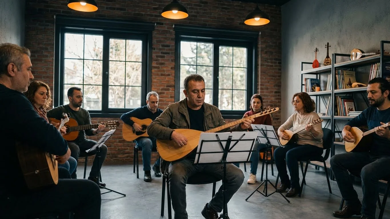 Yetişkinlere Özel Hobi ve Bağlama Sınıfları