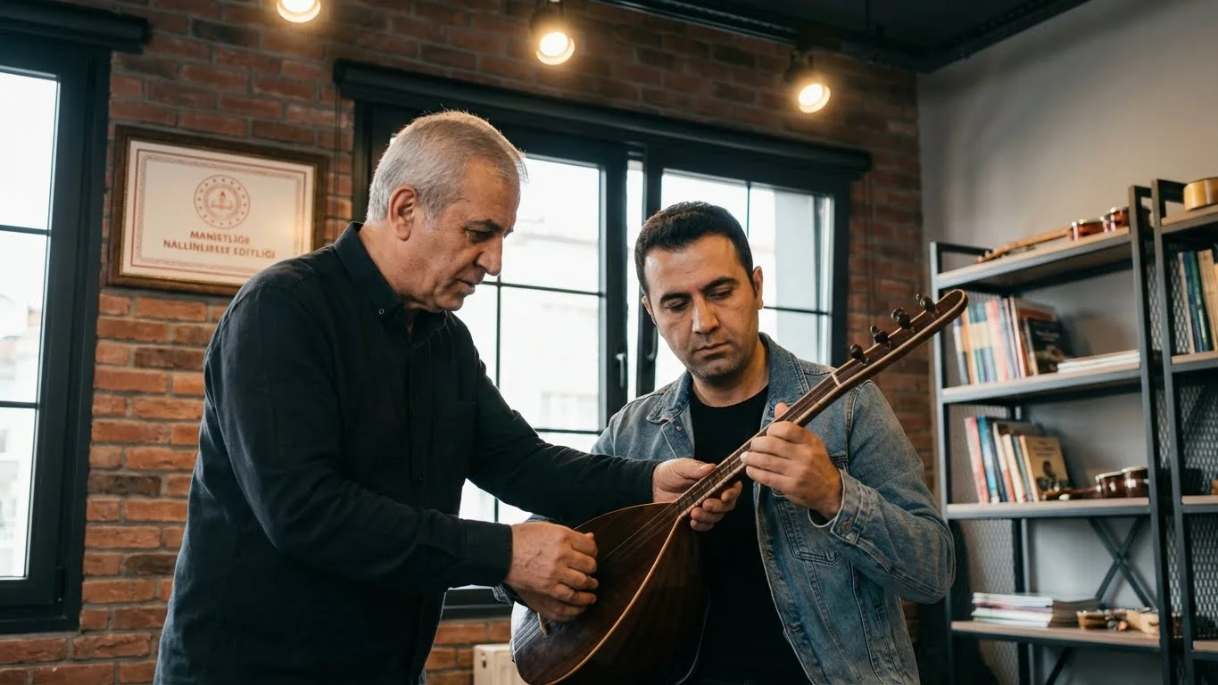 Bakırköy'de uzman eğitmen eşliğinde MEB onaylı özel bağlama dersi ve kurs süreci.