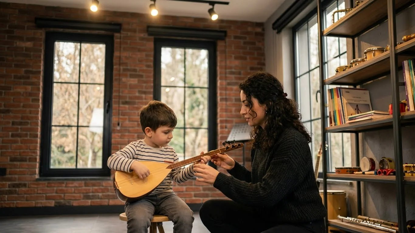 Çocuklar İçin Akademik Bağlama ve Nota Dersleri
