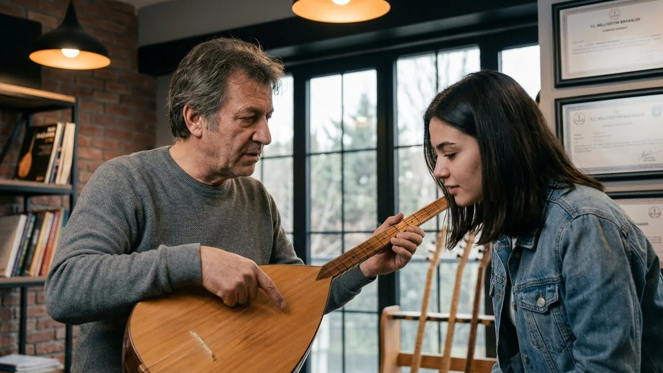 Bakırköy Bağlama Akademi bünyesinde uzman görüşüyle başlangıç düzeyi saz seçimi.