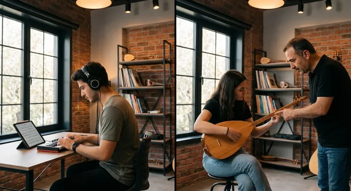 Online Bağlama Kursu mu Yüz Yüze mi? Dijital Çağda Doğru Kararı Vermek