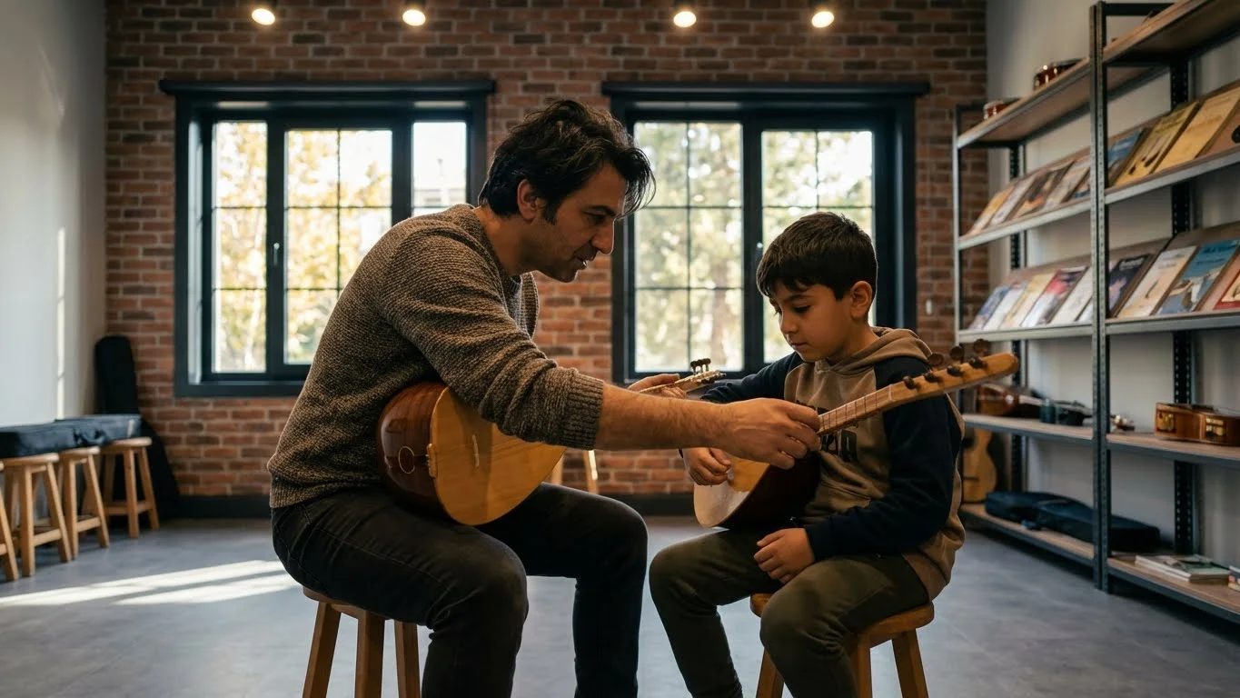 Bağcılar bölgesine yakın profesyonel ve özel bağlama kursu eğitimi