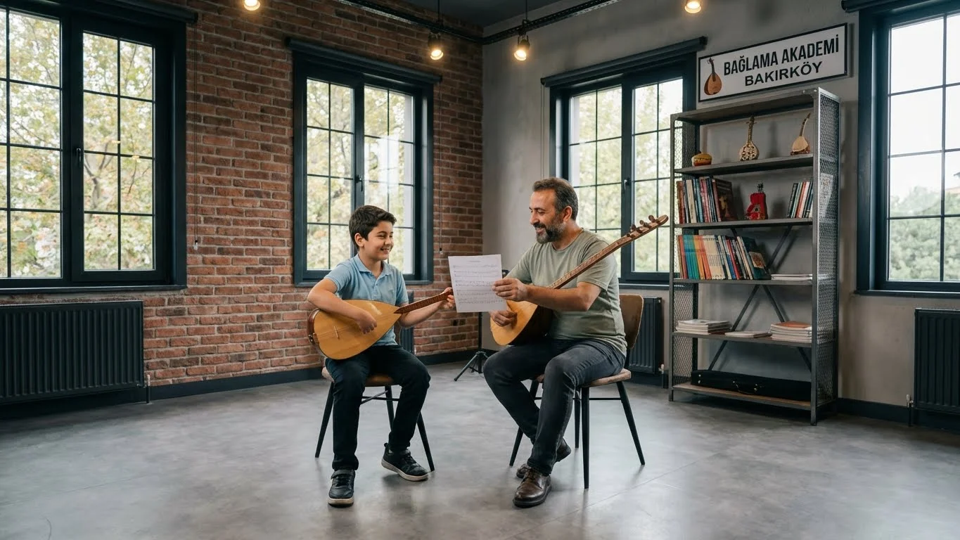 Bağlama Akademi MEB onaylı çocuk bağlama dersleri