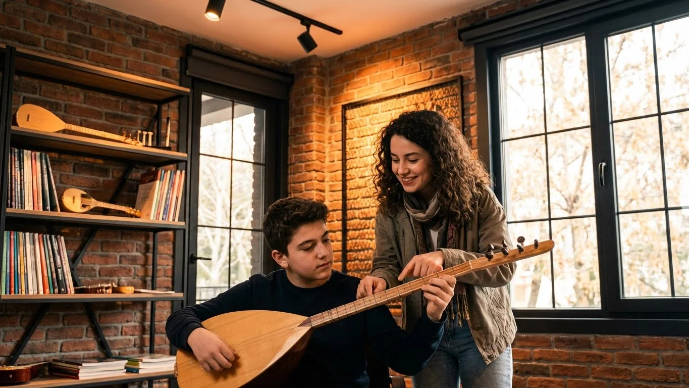 Bağlama alırken dikkat edilmesi gerekenler hakkında luthier eğitimi.