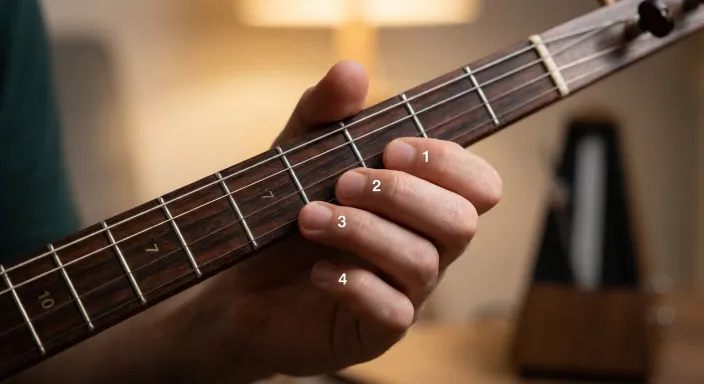 Kısa Sap Bağlama Parmak Hızlandırma Egzersizleri (Tablolu): Virtüözite ve Teknik Gelişim Rehberi