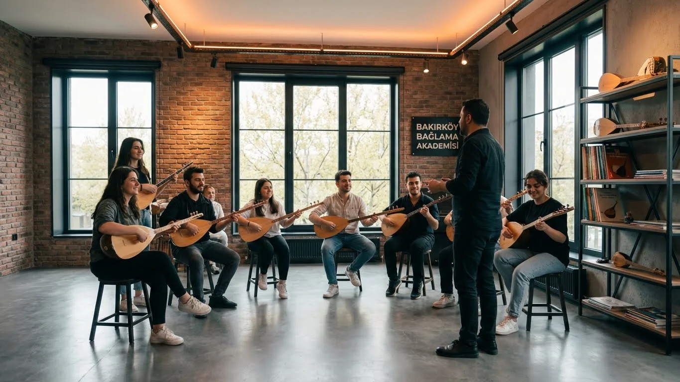 Bakırköy bağlama kursu eğitim ortamı ve öğrenci gelişimi