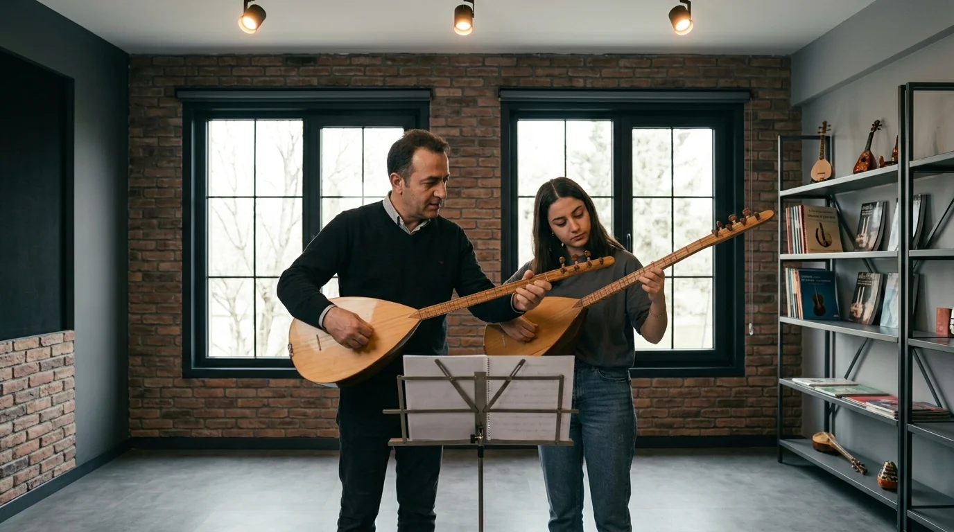 MEB onaylı bağlama dersi müfredatı uygulamalı eğitim aşaması.